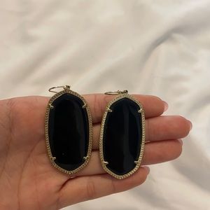 Black Kendra Scott earrings